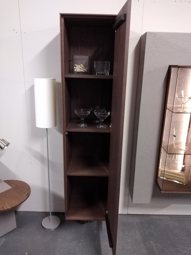 Brik Hängeelement li. / re. Stauraumschrank  8041  Kerneiche Tabak Neu   