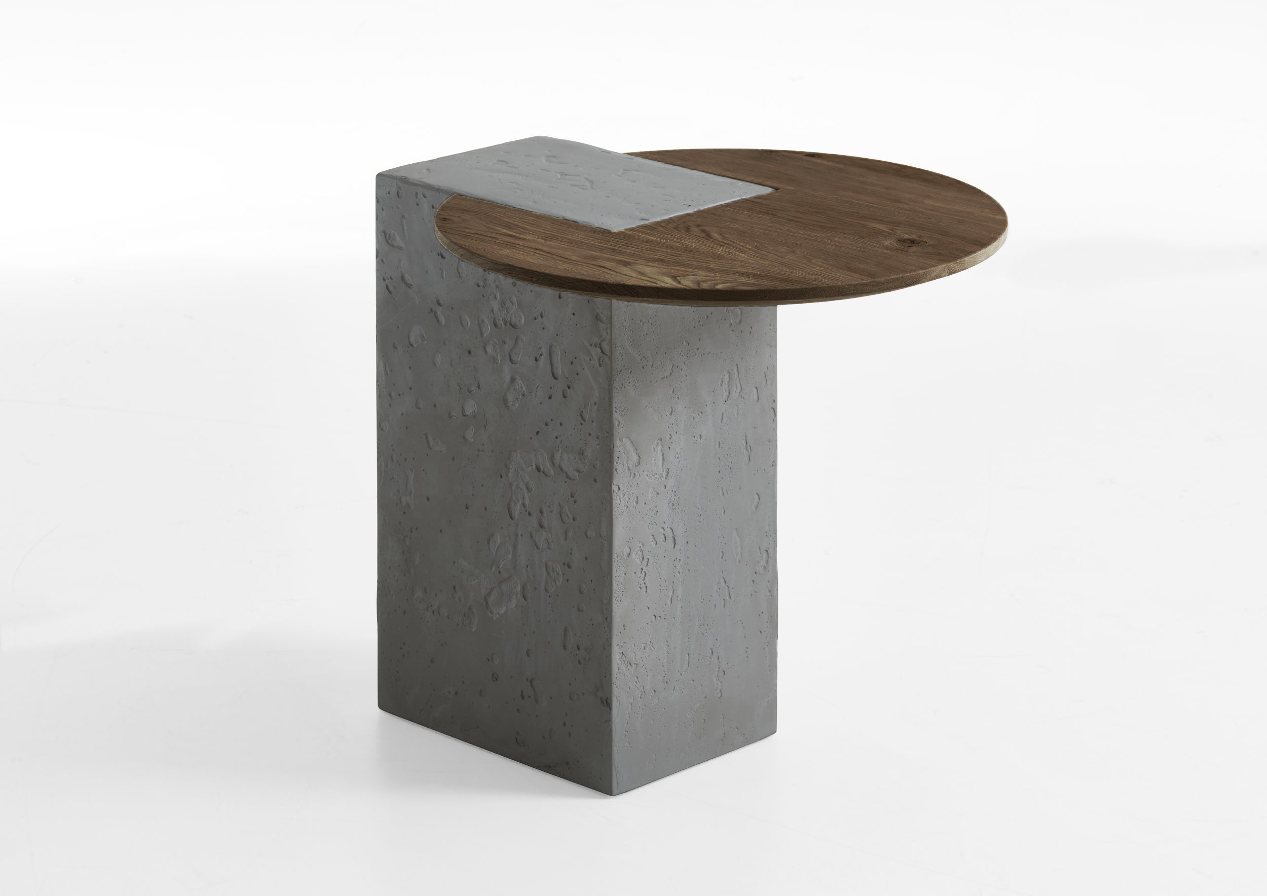 Brik  Beistelltisch Naturstücke  1004  Tisch Kerneiche Tabak / Betonoptik Neu      