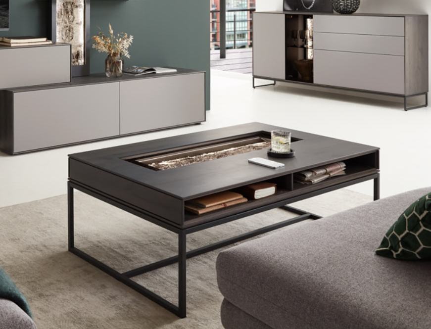 ALVA Couchtisch Kernbirke Harmaa Massiv,  3110W - 1417