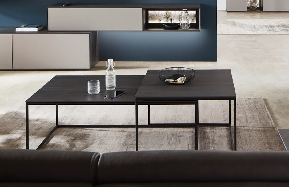 ALVA Couchtisch Kernbirke Harmaa Massiv,  3110W - 1421