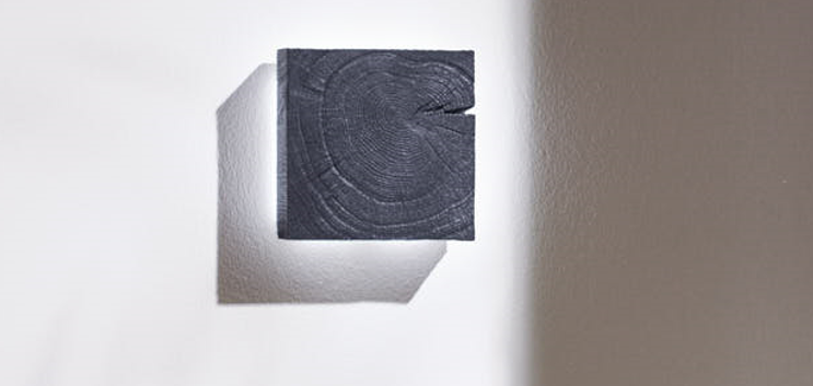 Naturstücke Wandleuchte 1061 Kernesche anthrazit