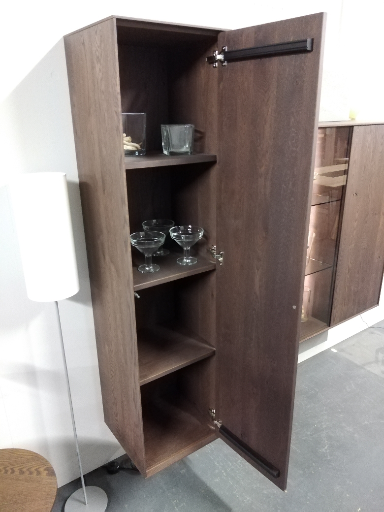 Brik Hängeelement li. / re. Stauraumschrank  8041  Kerneiche Tabak Neu   