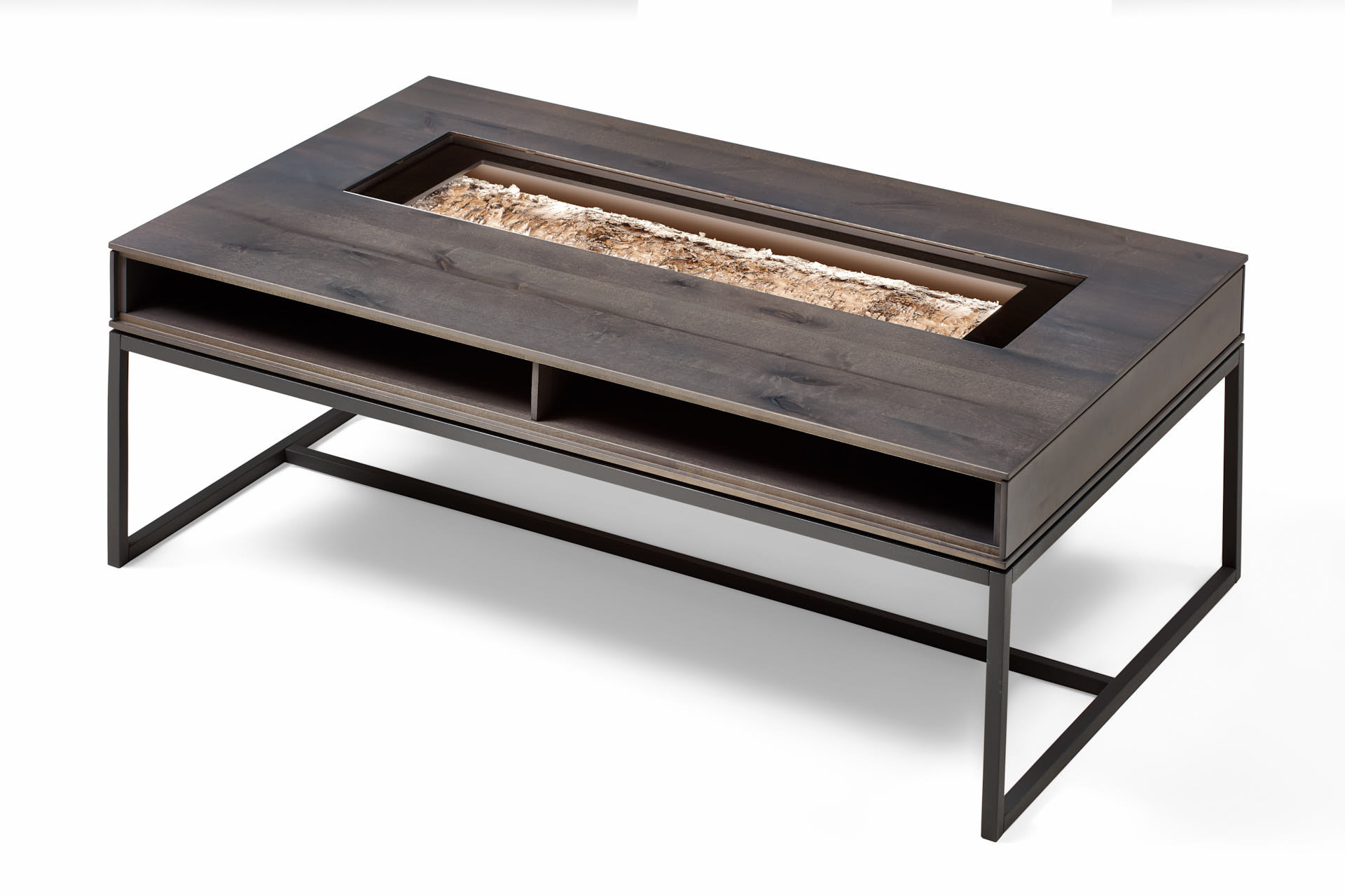 ALVA Couchtisch Kernbirke Harmaa Massiv,  3110W - 1417